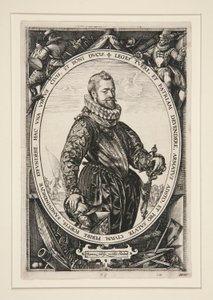 Porträtt av Jacques de la Faille av Hendrick Goltzius