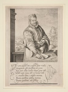 Porträtt av Philip Galle av Hendrick Goltzius