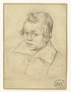 Porträtt av Christiaen Rodenburg (?) av Hendrick Goltzius
