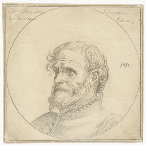 Porträtt av Jan Baertsen av Hendrick Goltzius
