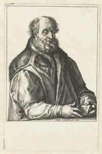 Porträtt av Jan van Suren av Hendrick Goltzius
