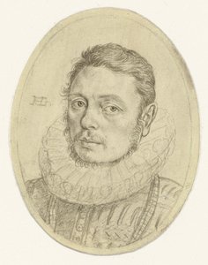 Porträtt av Pieter Dircksz. Hasselaer () av Hendrick Goltzius