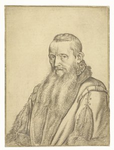 Porträtt av en teolog av Hendrick Goltzius