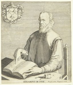 Porträtt av Gerard de Jode av Hendrick Goltzius