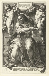 Profeten Jesaja av Hendrick Goltzius
