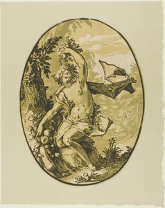 Proserpin, tallrik fem från Demogorgon and the Deities av Hendrick Goltzius