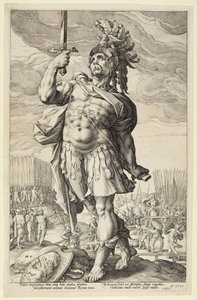 Publius Horatius av Hendrick Goltzius