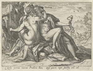 Rättvisa och försiktighet (Justitia / Prudentia) De förenade dygderna (serietitel)