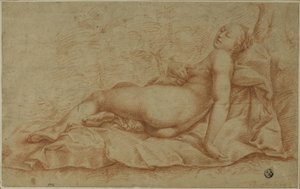 Lutande Venus av Hendrick Goltzius