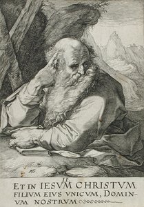 Sankt Andreas av Hendrick Goltzius