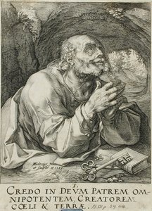 Saint Peter av Hendrick Goltzius
