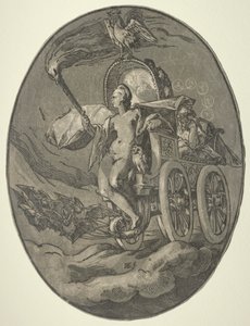Sju gudar: Nox (natt) av Hendrick Goltzius