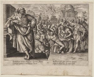 S:t Bartolomeus av Hendrick Goltzius