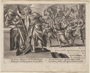 Den helige Judas Thaddeus och Simon seloten av Hendrick Goltzius