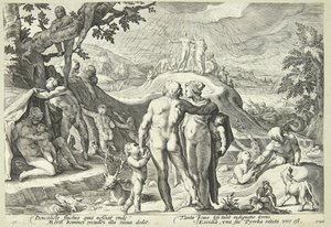 Översvämningen av Hendrick Goltzius