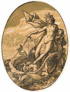 Tethys av Hendrick Goltzius