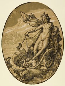Tethys av Hendrick Goltzius