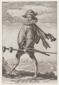 Infanteriets kapten av Hendrick Goltzius
