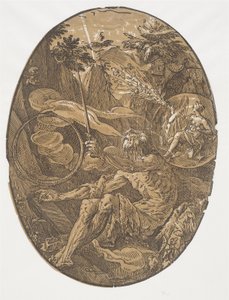 Evighetens grotta (Trollkarlen) av Hendrick Goltzius