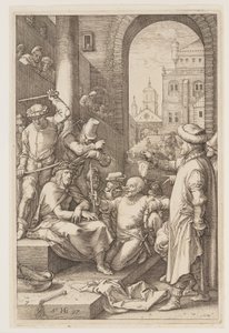 Törnekronan, från The Passion av Hendrick Goltzius