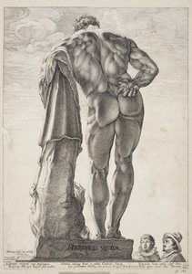 Farnese Hercules av Hendrick Goltzius