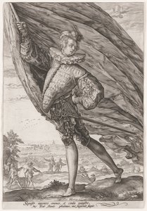 Den store fanbäraren av Hendrick Goltzius