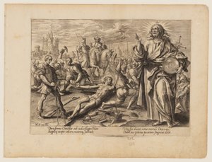 Kristi martyrdöd, från Kristi och apostlarnas martyrdöd av Hendrick Goltzius