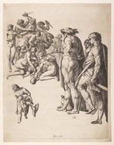 Massakern på de oskyldiga av Hendrick Goltzius
