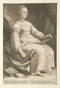 The Nine Muses: Clio, #4 i en serie om 9 av Hendrick Goltzius