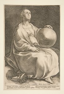 The Nine Muses: Urania, #9 i en serie om 9 av Hendrick Goltzius