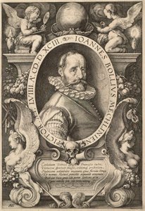 Målaren Hans Bol (1534-1593) av Hendrick Goltzius