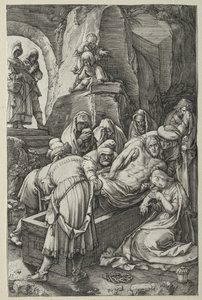 Passionen: Gravläggningen av Hendrick Goltzius