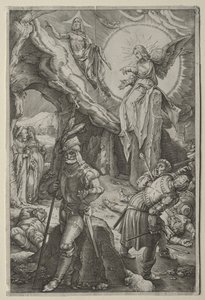 Passionen: Uppståndelsen av Hendrick Goltzius