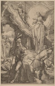 Uppståndelsen av Hendrick Goltzius