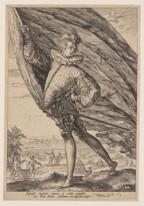 Standardbäraren av Hendrick Goltzius