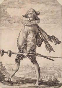 Kaptenen för infanteriet av Hendrick Goltzius