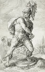 Titus Manlius Torquatus av Hendrick Goltzius