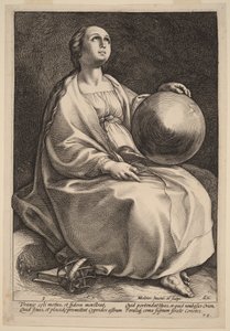 Urania av Hendrick Goltzius