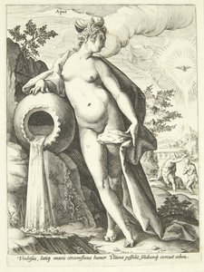 Vatten (Aqua) av Hendrick Goltzius