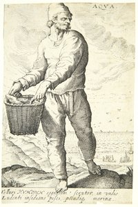 Vatten (Aqua) av Hendrick Goltzius