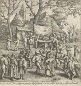 Bondens bröllop av Hendrick Hondius (I)