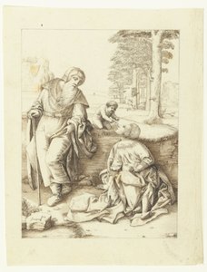 Den heliga familjen av Hendrick Hondius (I)