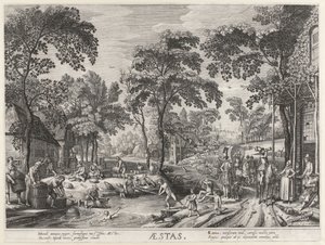 Sommar, ett företag vid en sjö Aestas (titel på objekt) The Four Seasons (serietitel)