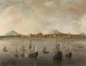 Utsikt över Batavia av Hendrick Jacobsz. Dubbels