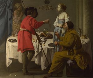 Jakob förebråade Laban för att han gav honom Lea i stället för Rakel, 1627