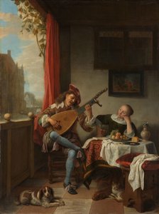 Lutenisten Lutspelare av Hendrick Martensz. Sorgh