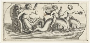 Amfitrit på en vagn Nouveau Livre des Dieux et Deeßes De la Marine Bouckje of Sea Gods and Goddesses (serietitel)
