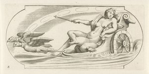 Aurora på en vagn Nouveau Livre des Dieux et Deeßes De la Marine Bouckje of Sea Gods and Goddesses (serietitel)