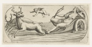 Diana med pil och båge Nouveau Livre des Dieux et Deeßes De la Marine Bouckje of Sea Gods and Goddesses (serietitel)