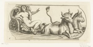 Europa på en vagn Nouveau Livre des Dieux et Deeßes De la Marine Bouckje of Sea Gods and Goddesses (serietitel)
